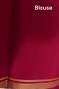 Pure Contrast Mysore Crepe Silk Saree